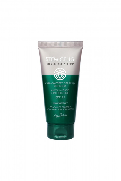 Крем для лица с SPF 25 и регенерирующими средствами LIV DELANO Stem Cells Интенсивное омоложение Крем-эксперт для лица дневной - фото 1