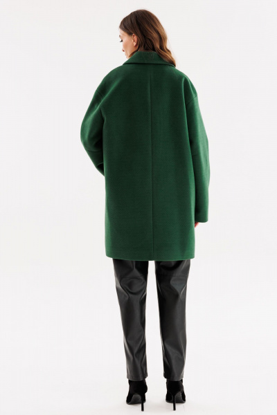 Брюки зауженные из экокожи с горизонтальными подрезами EOLA 2713 черный - фото 7