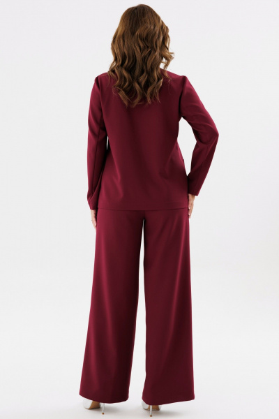 Костюм 2-ка: жакет и узкие джинсы из вискозы и текстиля Angelina & Сo 1162 - фото 7