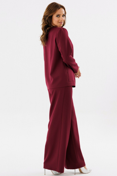 Костюм 2-ка: жакет и узкие джинсы из вискозы и текстиля Angelina & Сo 1162 - фото 4