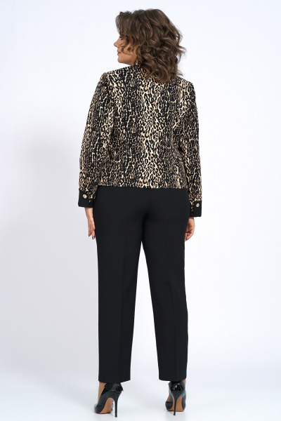 Костюм 2-ка из трапециевидного жакета и широких брюк Alani Collection 2187 - фото 8