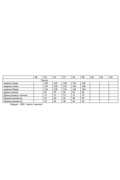 Пальто с фасоном свободное, красное, демисезонное Andina 1005 красное - фото 5
