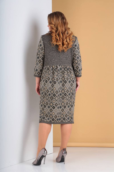 Платье Moda Versal П1971 золото - фото 3