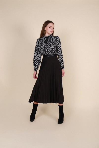 Юбка из текстиля на зиму, классический крой Motif 1515 - фото 1