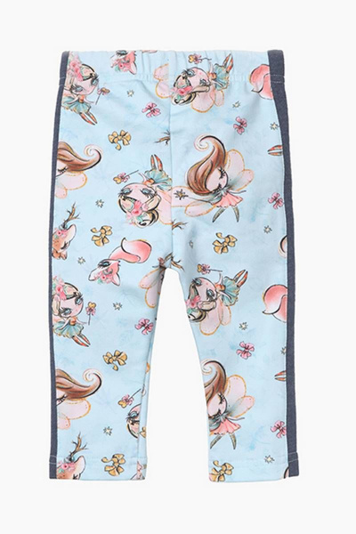 Демисезонные спортивные брюки из футера для девочки Bell Bimbo 202016 набивной - фото 2