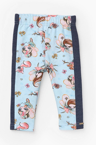 Демисезонные спортивные брюки из футера для девочки Bell Bimbo 202016 набивной - фото 1