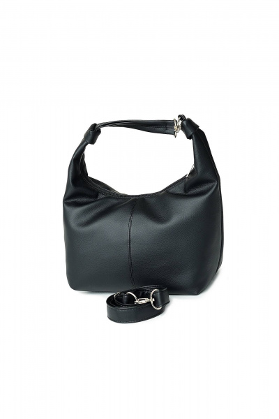 Черная сумка из экокожи с необычным дизайном MT.Style Ola Black2 - фото 6