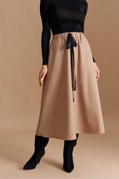 Юбка ELLETTO 2294 бежевый - фото 3