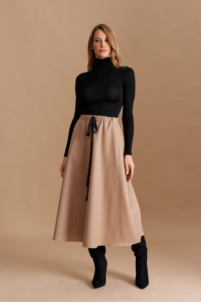 Юбка ELLETTO 2294 бежевый - фото 1