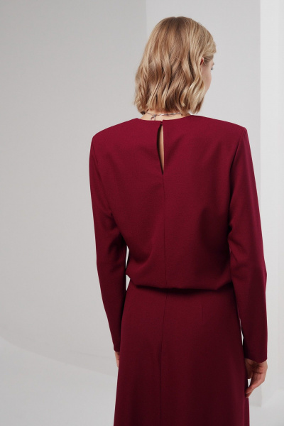 Блуза полуприлегающего силуэта с круглой горловиной из струящейся ткани HELEN BIRCH Bl034d - фото 4