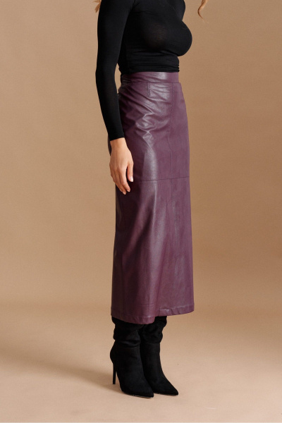 Юбка ELLETTO 2311 баклажан - фото 4