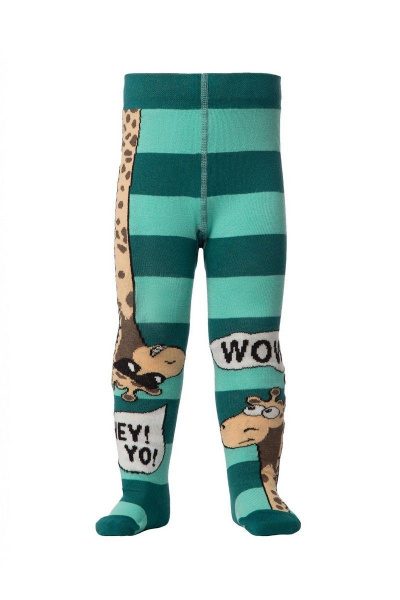 Детские демисезонные колготки с необычными рисунками и эластичностью CONTE Conte-kids_TIP-TOP_Жирафы_479 - фото 1