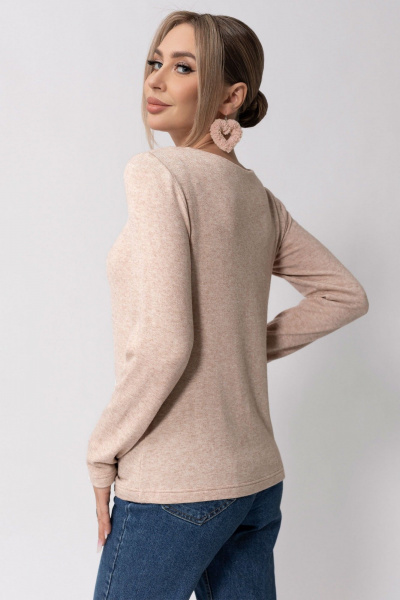 Брюки и жакет из текстиля с зауженными штанинами Golden Valley 2341 бежевый - фото 2