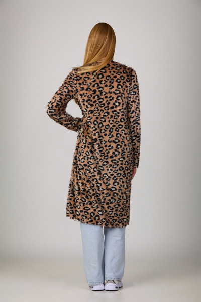 Кардиган из трикотажа легкий на каждый день Rosheli 450/3 леопард - фото 3