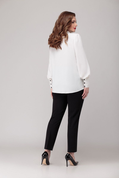 Блуза БелЭкспози 1243 белый - фото 4