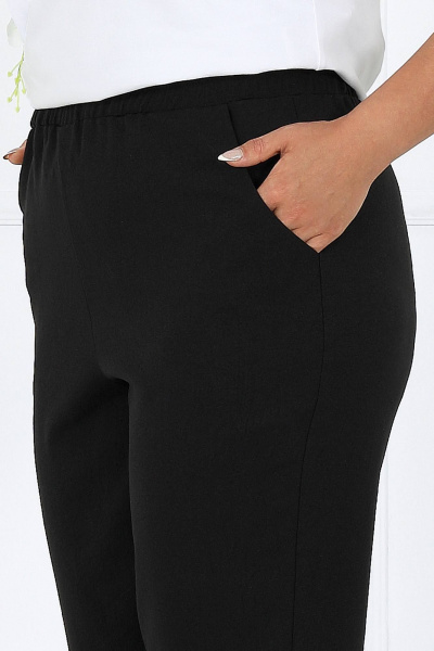 Деловой костюм блуза, брюки и жакет из текстиля-белый Ninele 7463 белый - фото 8