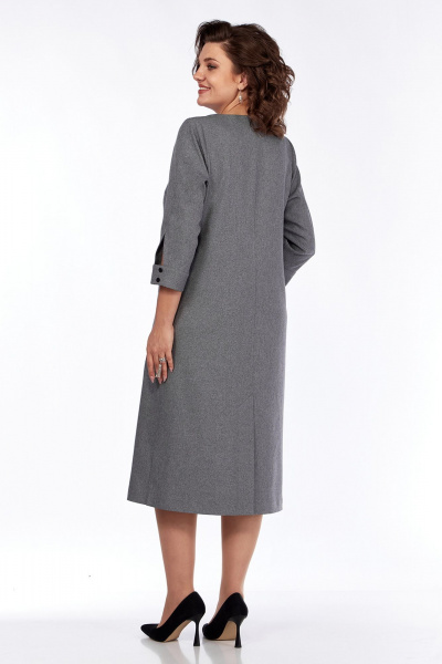 Демисезонное платье с вышивкой и карманами из текстиля Jurimex 3200 - фото 2