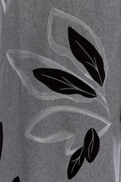 Демисезонное платье с вышивкой и карманами из текстиля Jurimex 3200 - фото 5