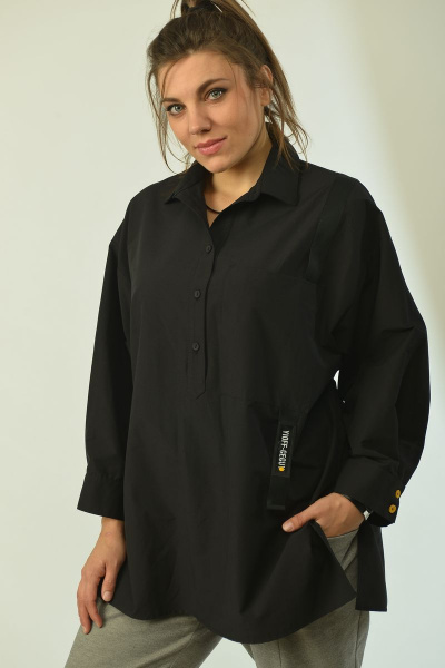 Рубашка GRATTO 4017 черный - фото 1