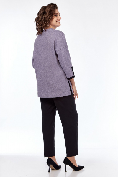 Джемпер свободного силуэта с вышивкой из трикотажа Jurimex 3195-2 - фото 3