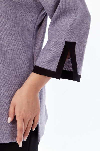 Джемпер свободного силуэта с вышивкой из трикотажа Jurimex 3195-2 - фото 7