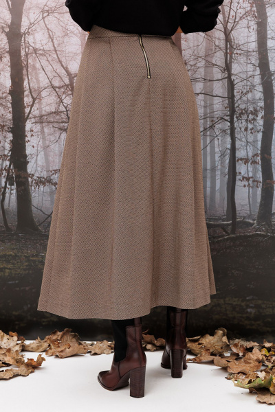 Юбка Butеr 2910 коричневый - фото 6