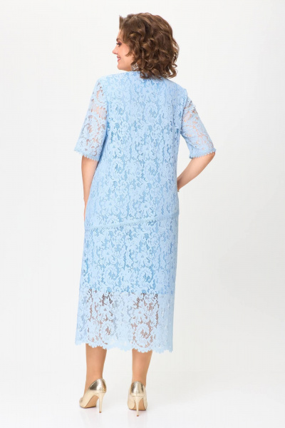 Платье гипюровое А-силуэта до середины икры Solomeya Lux 965Б - фото 10