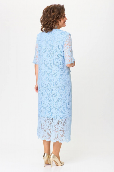 Платье гипюровое А-силуэта до середины икры Solomeya Lux 965Б - фото 2