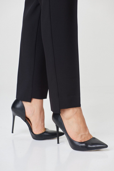 Брючный костюм с мультиколоровым жакетом и брюками DaLi 3351К клетка_с_чёрным - фото 7