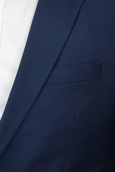 Деловой мужской костюм двойка классический LAGENTE 0640.188  темно-синий - фото 8