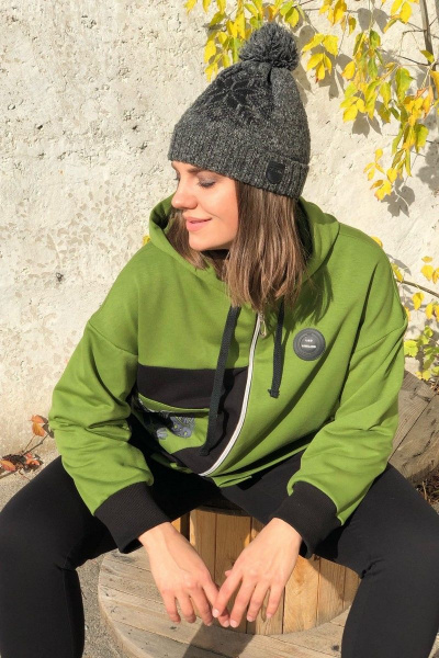 Брюки, жакет Runella 1437 зелень - фото 2