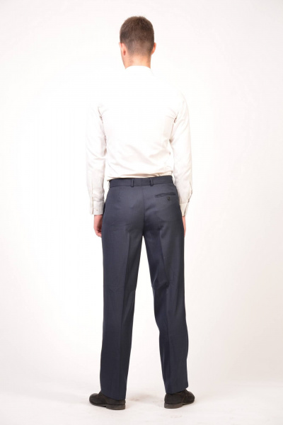 Мужские прямые брюки для повседневной носки Pan-Mod 1122.176 синий - фото 3