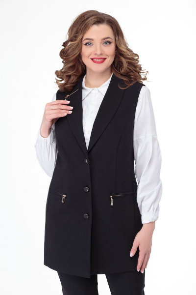 Жилет ELITE MODA 4226 черный - фото 1