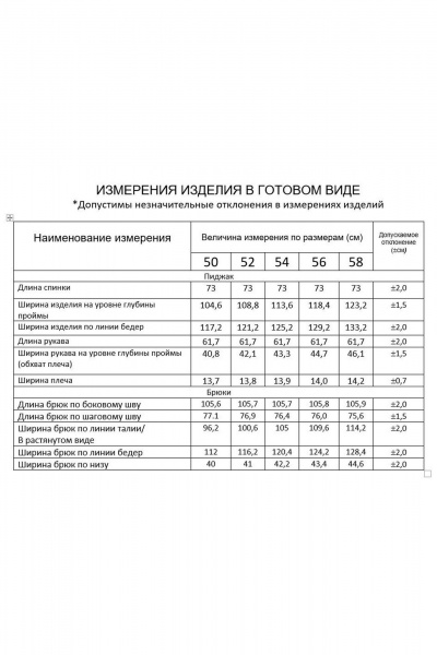 Костюм 2-ка из клетчатого текстиля с зауженными брюками Gold Style 2666 - фото 6