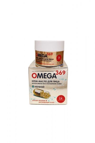 Крем для лица густой с маслами Inca Omega Oil Belkosmex OMEGA 369 Крем-масло для лица интенсивное восстановление кожи - фото 1