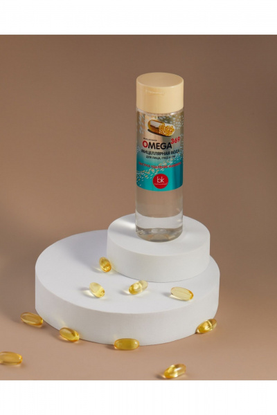 Мицеллярная вода для деликатного очищения с Omega 3 6 9 Belkosmex OMEGA 369 Мицеллярная вода для лица, глаз и губ - фото 2