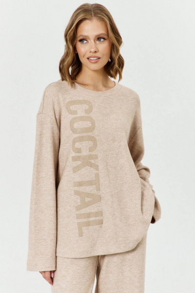 Трикотажный костюм женский с джемпером и брюками COCKTAIL 1030 - фото 6