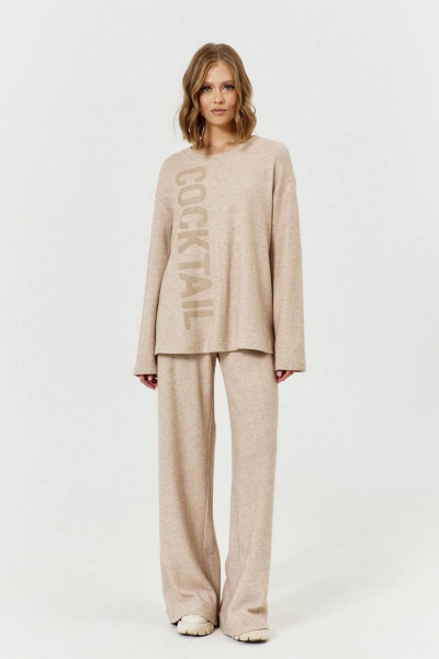 Трикотажный костюм женский с джемпером и брюками COCKTAIL 1030 - фото 4