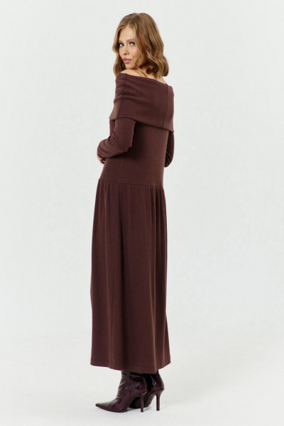 Платье трапеция из трикотажа с отрезным лифом COCKTAIL 1034/1 - фото 5