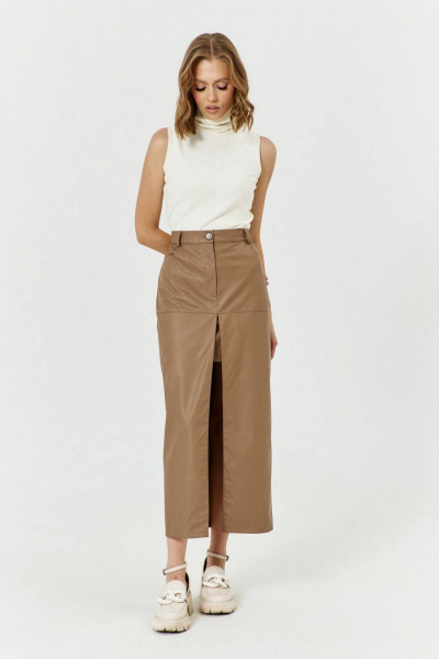 Джемпер без рукавов с воротником-стойкой COCKTAIL 1035 - фото 3