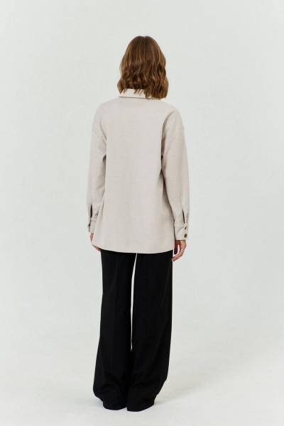 Рубашка из текстиля с отложным воротником и карманами COCKTAIL 1039 - фото 5