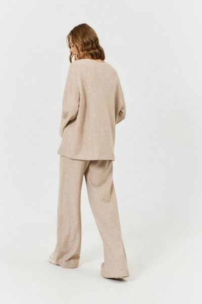 Джемпер из трикотажа с печатью и классическим воротником COCKTAIL 1040 - фото 2