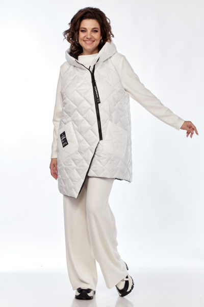 Брюки, джемпер, жилет Диомант 1995 белый - фото 16