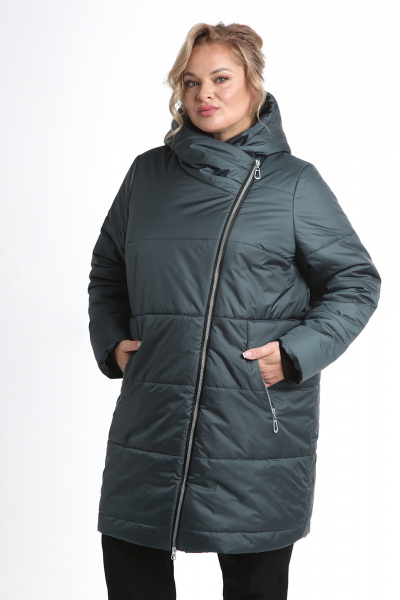 Демисезонная удлиненная куртка с объёмным капюшоном Algranda А3913-a-4 - фото 2