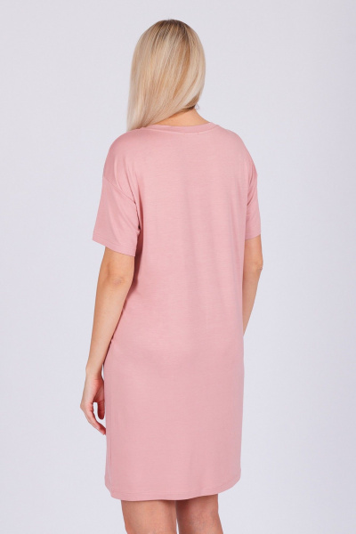 Домашняя сорочка из вискозы с эффектной печатью Belarusachka РС5367А александрит - фото 3