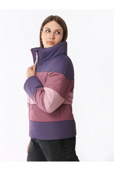 Куртка для девочки подростковой демисезонная утепленная АРТУС 24С19-Р57 лаванда - фото 4