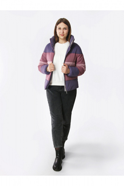 Куртка для девочки подростковой демисезонная утепленная АРТУС 24С19-Р57 лаванда - фото 2