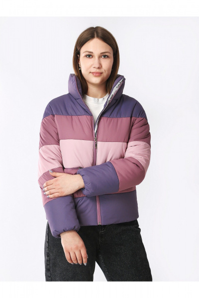 Куртка для девочки подростковой демисезонная утепленная АРТУС 24С19-Р57 лаванда - фото 1