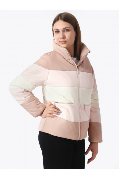 Куртка для девочки подростковой демисезонная утепленная АРТУС 24С19-Р57 темная_пудра - фото 3