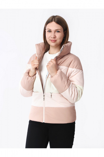 Куртка для девочки подростковой демисезонная утепленная АРТУС 24С19-Р57 темная_пудра - фото 1